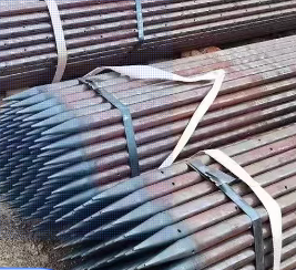 鄂州超前小导管预埋钢管出尖打孔焊倒刺无缝焊管厂